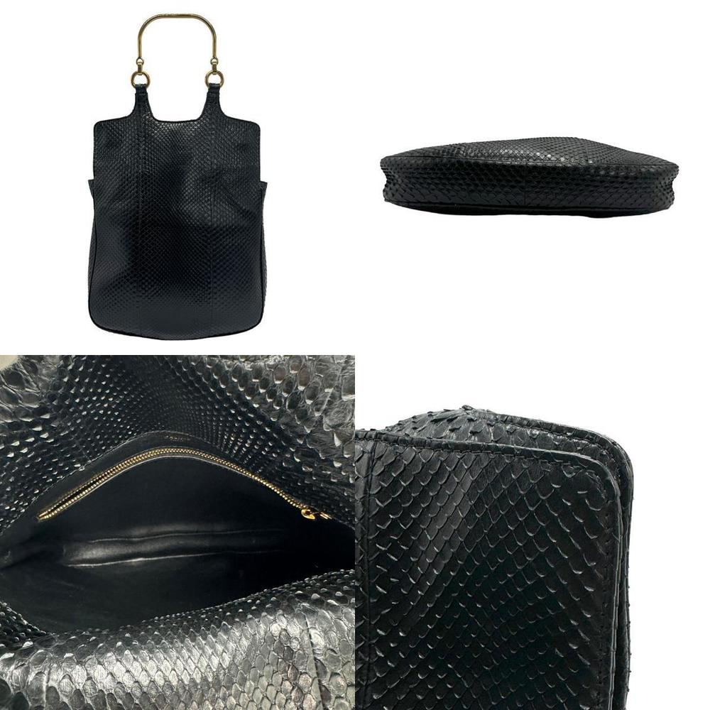 Celine Shoulder Bag Python Leather Black - image 3